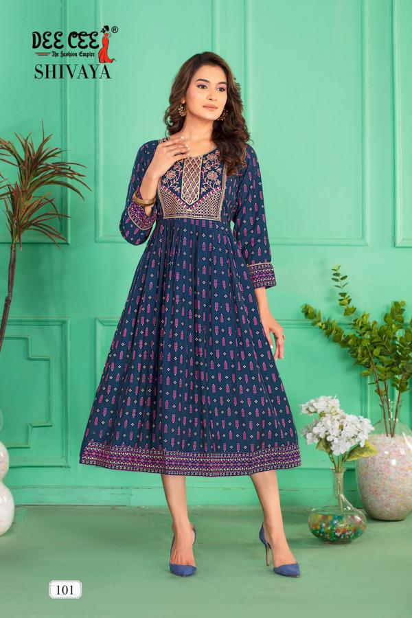 Deecee Shivaya Designer Chanderi Kurti Collection